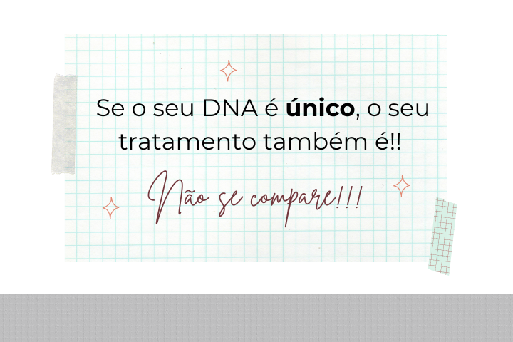 Não se compare - tratamento oncoloógico - quimioterapia.